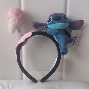 NEW Disney Stitch Blue and Pink Ice Cream Headband